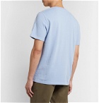 Albam - Workwear Pigment-Dyed Cotton-Jersey T-Shirt - Blue