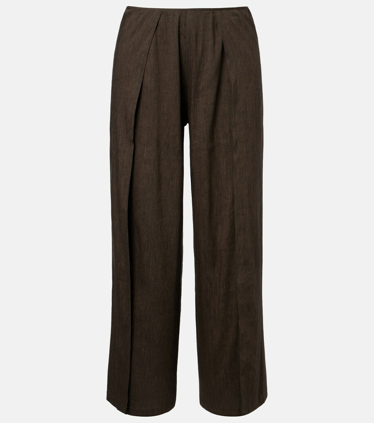 Proenza Schouler Calla linen-blend wide-leg pants