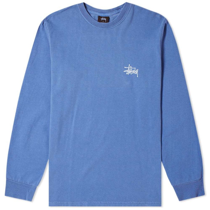 Photo: Stussy Long Sleeve Basic Pigment Dyed Tee