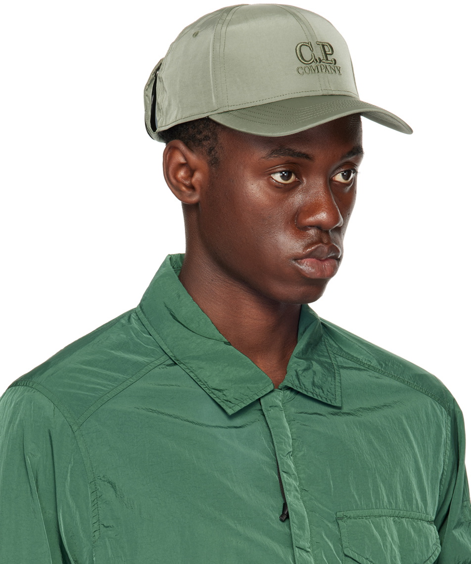 C.P. COMPANY Gabardine Goggle hotsell Cap Tan