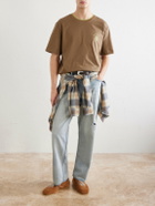 MANAAKI - Logo-Printed Cotton-Jersey T-Shirt - Brown