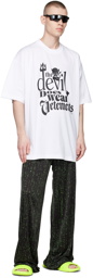 VETEMENTS Black & Green Code Pyjama Pants