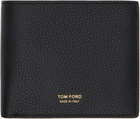 TOM FORD Black Grain Leather Classic Bifold Wallet