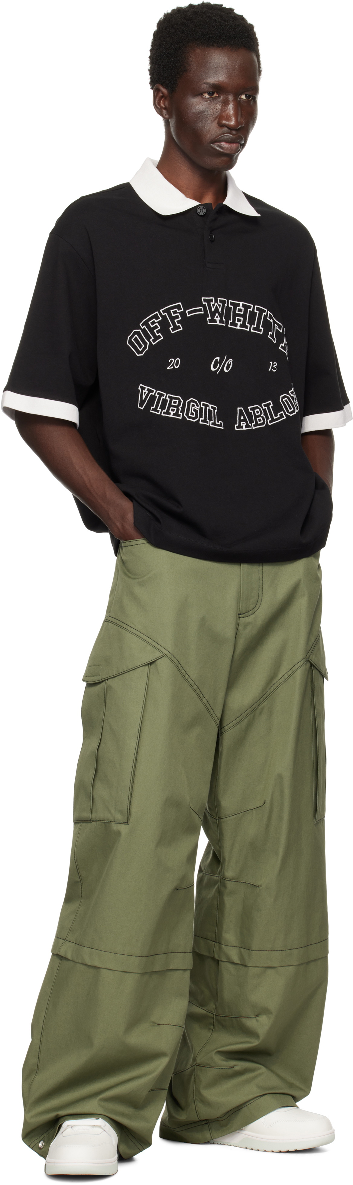 Off-White Black College Polo
