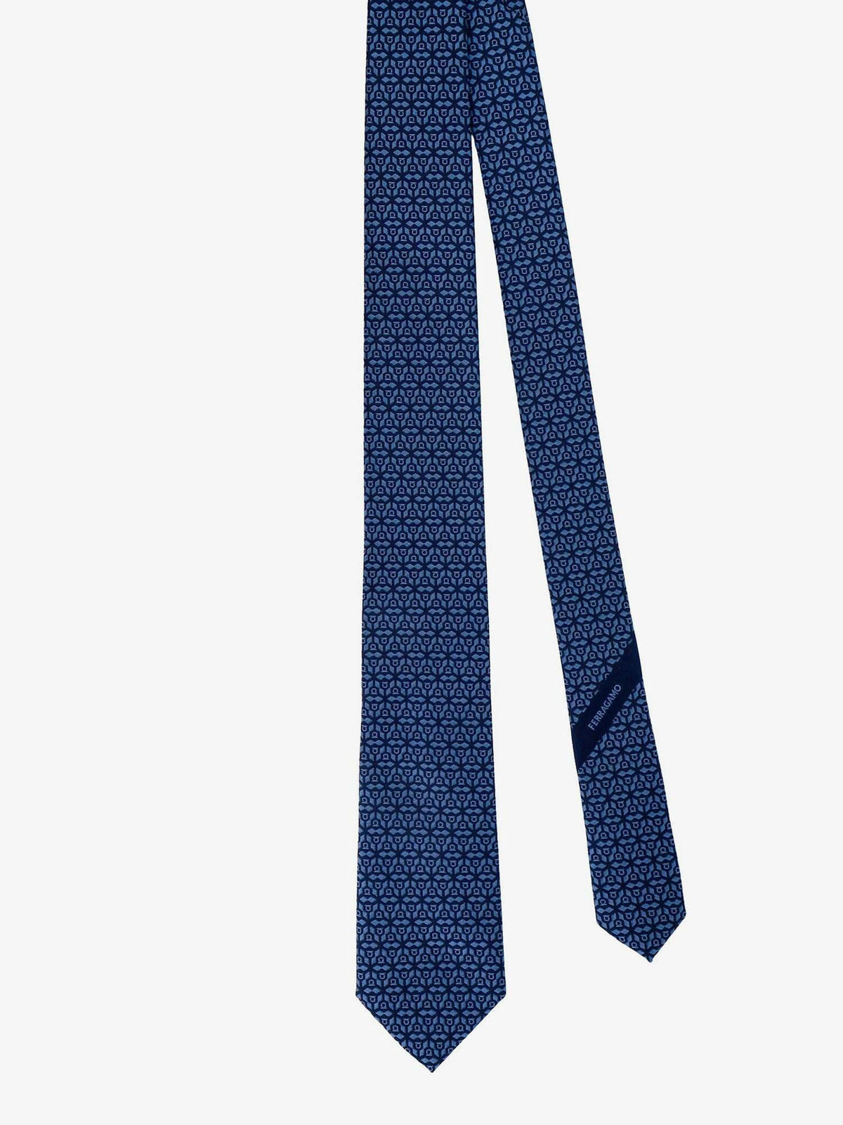 ferragamo tie blue