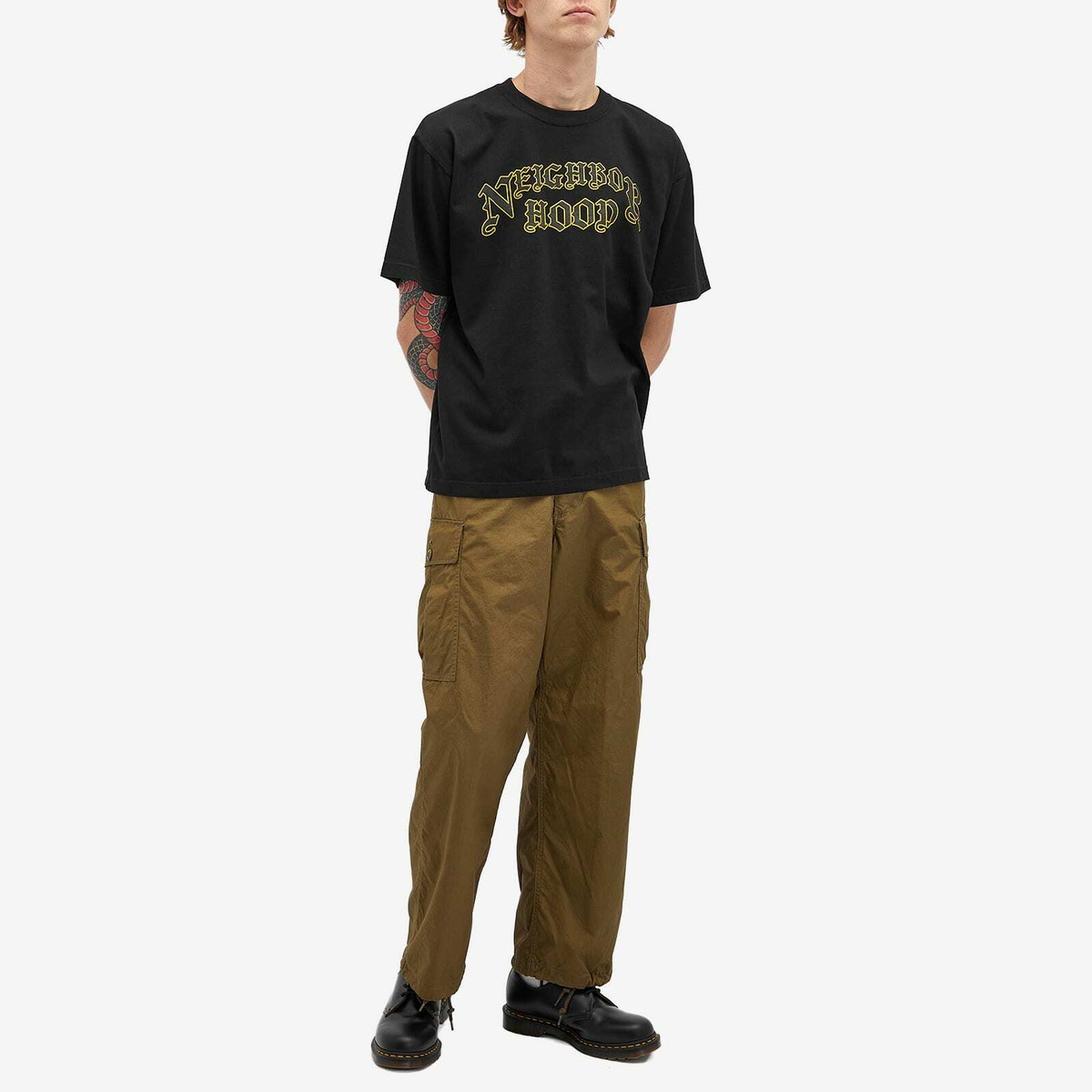 【NEIGHBORHOOD】BF . TEE SS-4 Neighborhood Men's SS-4 T-Shirt in Black Neighborhood