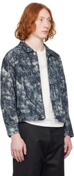 Taiga Takahashi Indigo & Off-White Lot. 703 Denim Jacket