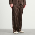 SKIMS Men's Sateen Sleep Set in Cocoa Heart Halfdrop