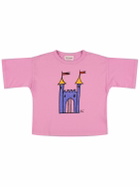 BOBO CHOSES Castle Print Organic Cotton T-shirt