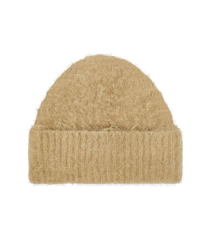 Photo: Acne Studios Ribbed-knit wool and mohair-blend beanie