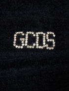 GCDS Fuzz Long Sleeve Crop Top
