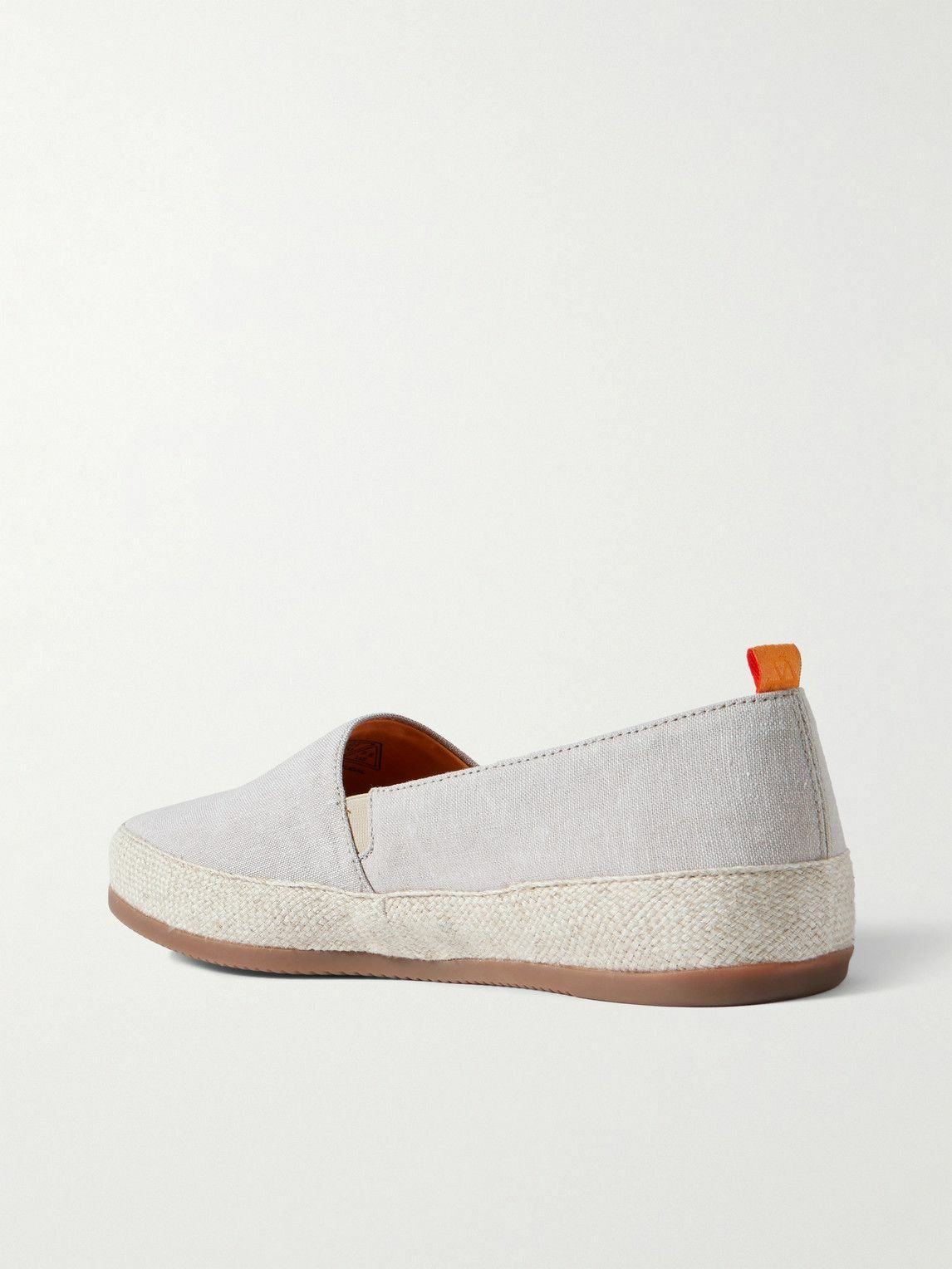 Mulo - Linen Espadrilles - Gray