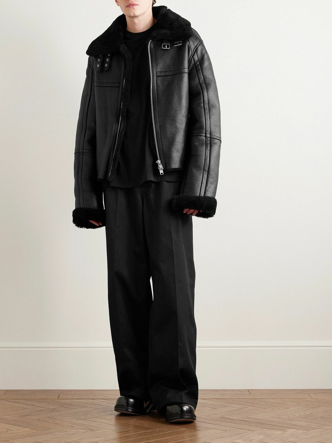 Entire Studios - 01 Shearling Jacket - Black Entire Studios