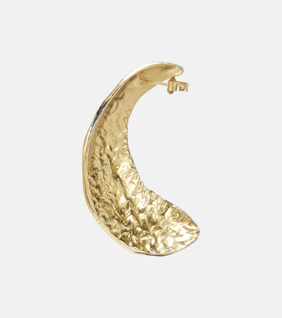 Ysso Broken Shell 24kt gold-plated earrings