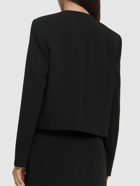MSGM Double Crepe Cady Jacket with sequins