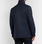 Loro Piana - Rain System Virgin Wool-Blend Field Jacket with Detachable Quilted Shell Liner - Blue