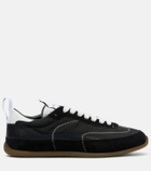 McQueen EC1 suede-trimmed sneakers