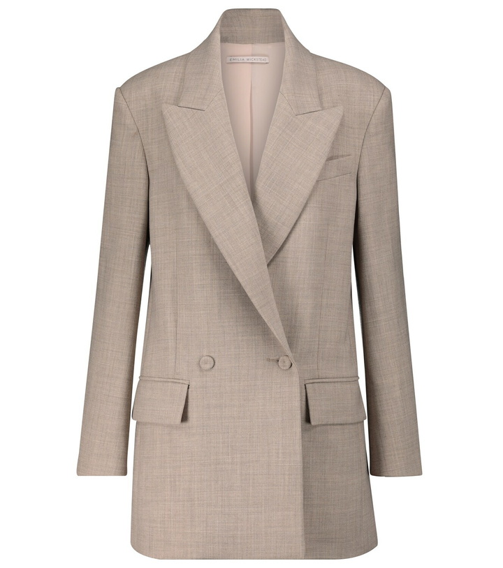 Photo: Emilia Wickstead Mallory gabardine blazer
