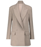 Emilia Wickstead Mallory gabardine blazer