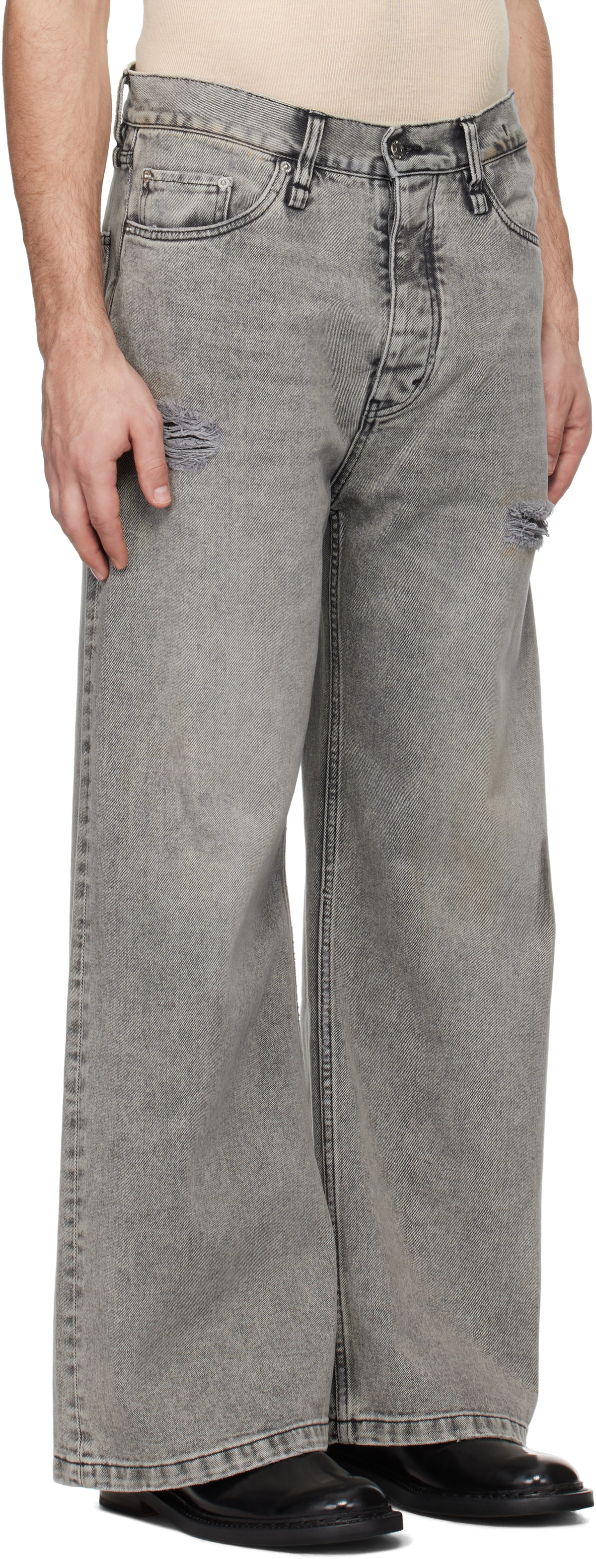HOPE Gray Skid Jeans HOPE
