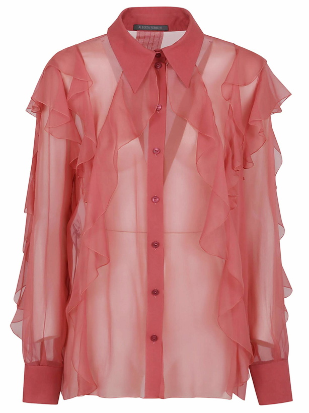 Photo: Alberta Ferretti Chiffon Shirt