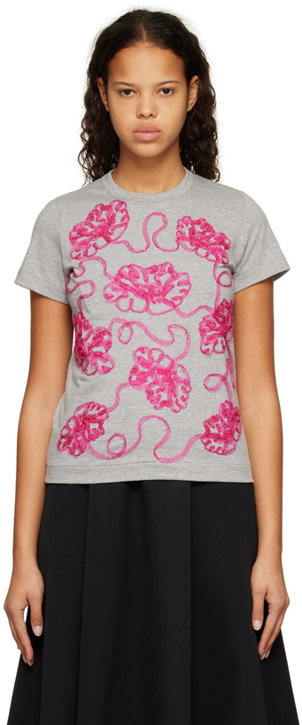 Photo: tao Gray Floral T-Shirt