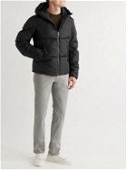 CANALI - Padded Quilted Shell Hooded Jacket - Black