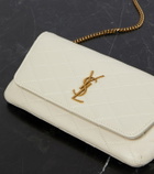 Saint Laurent Gaby leather phone holder