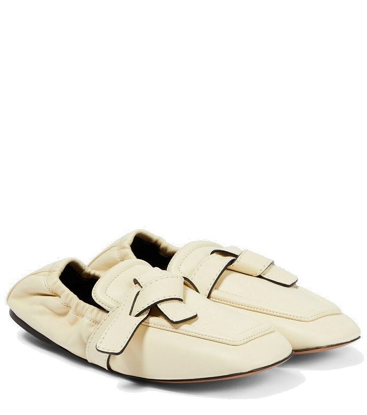 Photo: Loewe - Gate leather loafers