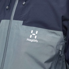 Haglofs Men's Roc Flash Gore-Tex Jacket in Steel Blue/Tarn Blue