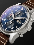 IWC Schaffhausen - Pilot's Le Petit Prince Edition Automatic Chronograph 43mm Stainless Steel and Leather Watch, Ref. No. IW377714