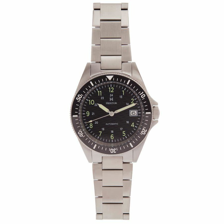 Photo: Heritor Calder Black Dial Mens Watch HERHS2801