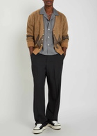 Second Layer Chevy Intarsia Mohair-blend Cardigan Brown