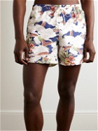 Bather - Straight-Leg Mid-Length Printed Recycled Swim Shorts - Multi