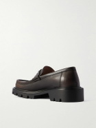 LOEWE - Sierra Leather Penny Loafers - Brown