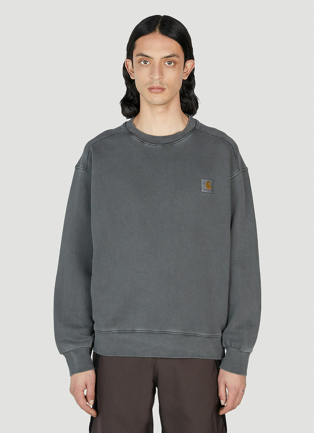 スウェット・トレーナー CARHARTT WIP Nelson cotton sweatshirt with logo patch Nelson cotton sweatshirt with logo patch CARHARTT WIP
