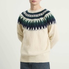 Howlin by Morrison Men's Howlin' Magician In The Mountain Fair Isle Jumper in Ecru