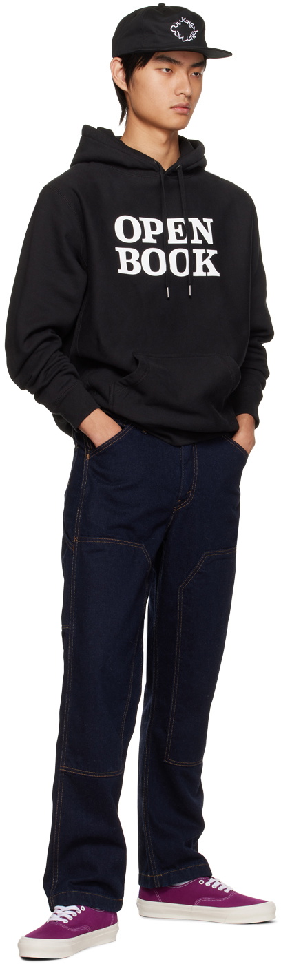 Cowgirl Blue Co SSENSE Exclusive Black Open Book Hoodie