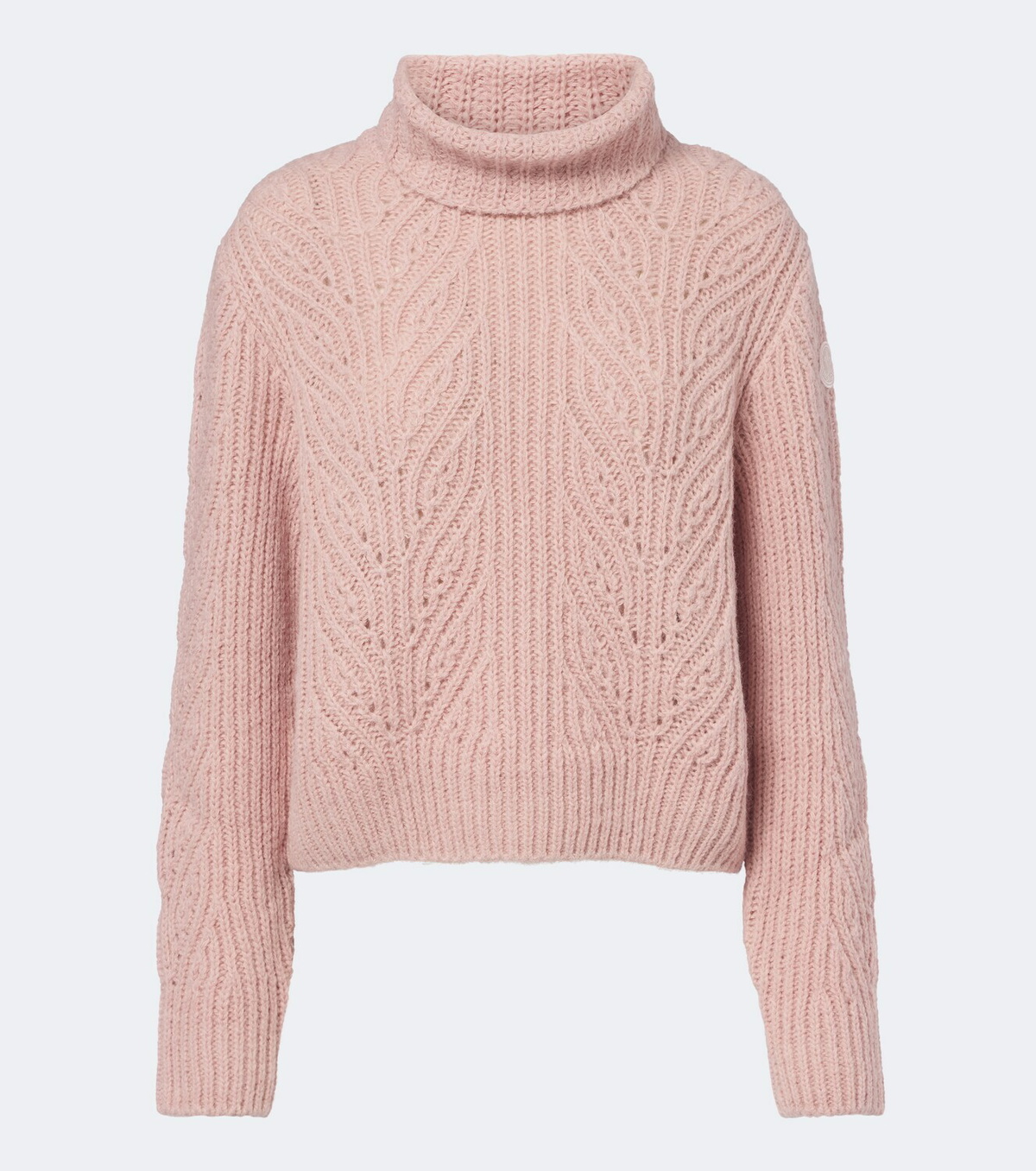 Moncler Wool, alpaca, and cashmere turtleneck sweater