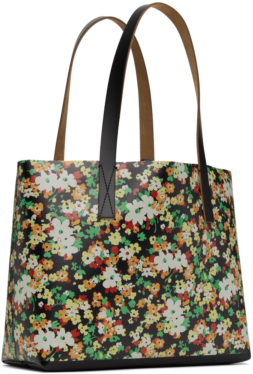 [MARNI]マルニEast-West SMALL TOTE BAG Marni Black Small East West Shopping Tote Marni