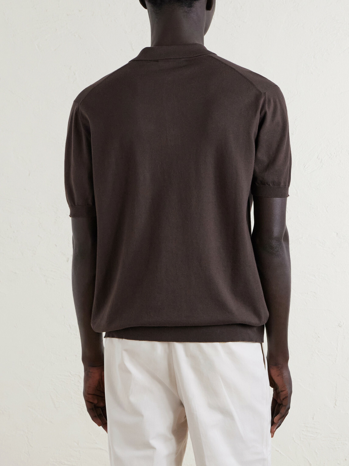 Boglioli - Slim-Fit Garment-Dyed Cotton Polo Shirt - Brown