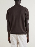 Boglioli - Slim-Fit Garment-Dyed Cotton Polo Shirt - Brown