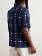 Universal Works - Road Convertible-Collar Indigo-Dyed Cotton Shirt - Blue
