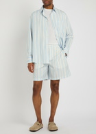 Jacquemus Le Short Calecon Striped Cotton-poplin Shorts Multicoloured 1