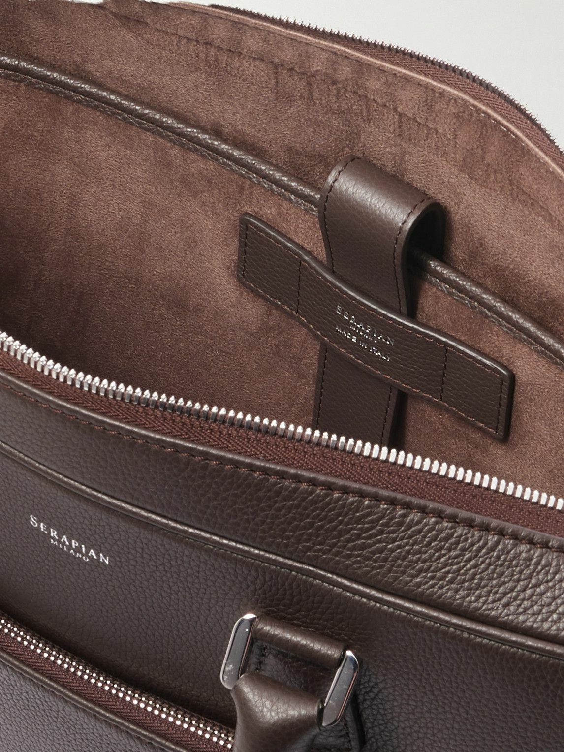 Serapian - Full-Grain Leather Briefcase