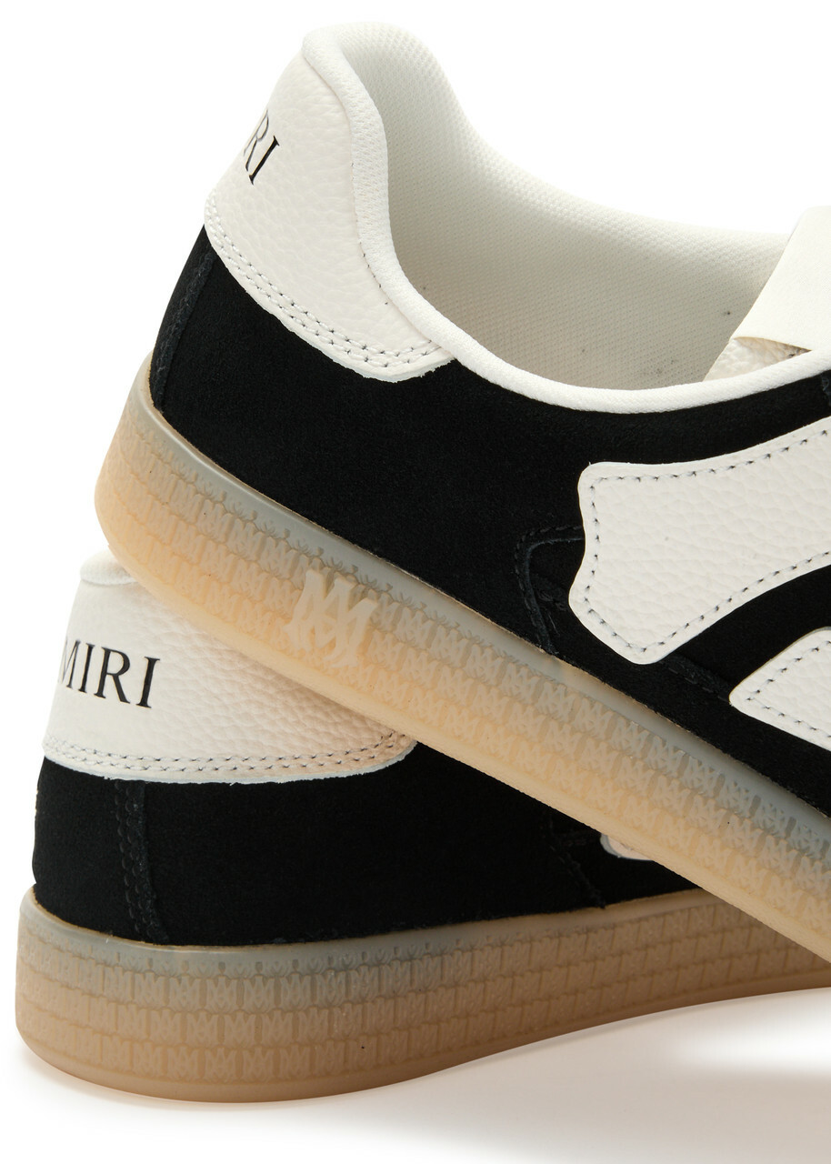 Amiri Pacific Bones Suede Sneakers Black Amiri