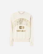 Pinko Pinko Adventure Sweatshirt With Glitter G. Maroso Beige