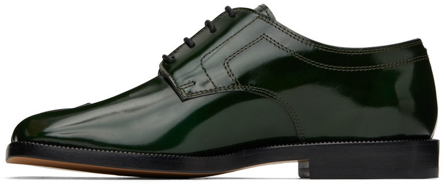 Maison margiela green lace up Oxford Maison Margiela Tabi Lace-up Shoes in Green for Men | Lyst main image 4