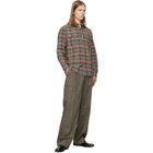 Polo Ralph Lauren Green & Brown Bleeding Madras Sport Shirt