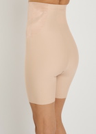 Spanx Transform Sculpting High-waist Shorts Beige